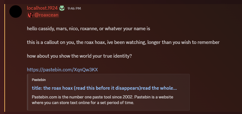 Hoax Message